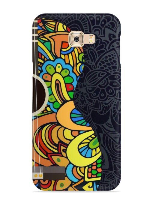 Guitar Vector Art Snap Case for Samsung Galaxy C7 Pro Zapvi