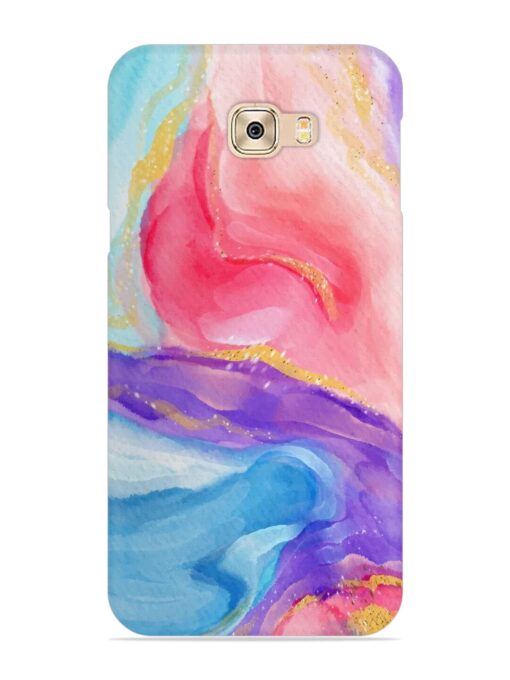 Watercolor Gradient Snap Case for Samsung Galaxy C7 Pro Zapvi