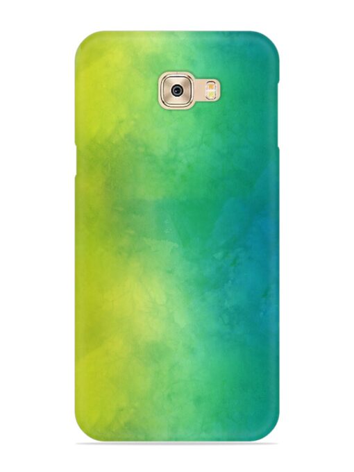 Yellow Green Gradient Snap Case for Samsung Galaxy C7 Pro Zapvi