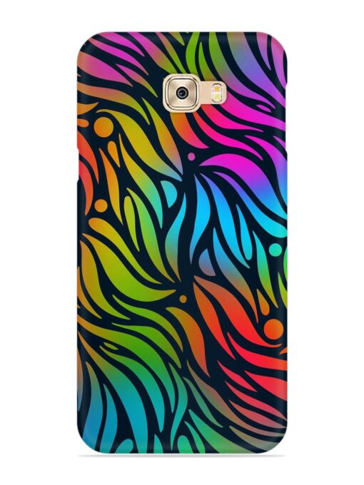 Abstract Leaf Design Snap Case for Samsung Galaxy C7 Pro Zapvi