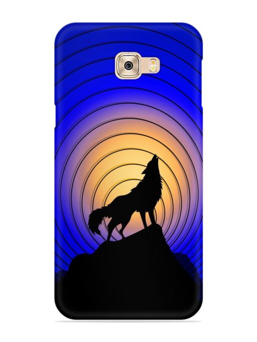 Fox Roaring Design Snap Case for Samsung Galaxy C7 Pro Zapvi