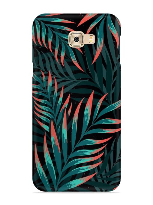 Green Leaf Art Snap Case for Samsung Galaxy C7 Pro