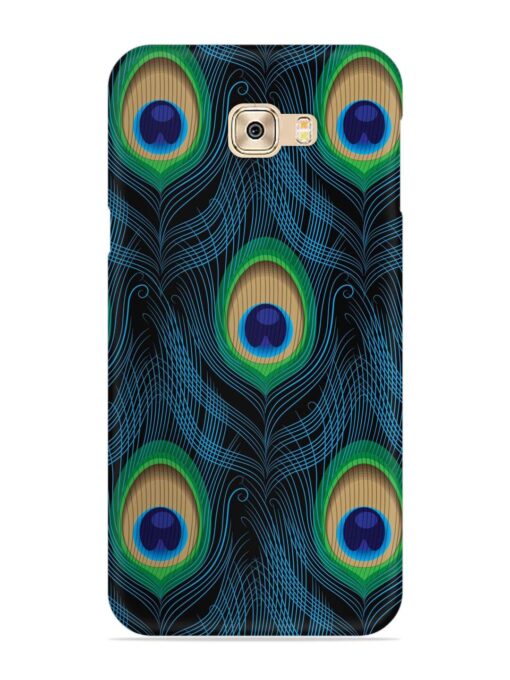 Seamless Pattern Peacock Snap Case for Samsung Galaxy C7 Pro Zapvi