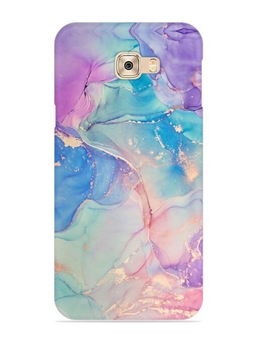 Alcohol Ink Colors Snap Case for Samsung Galaxy C7 Pro