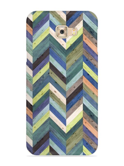 Chevron Random Color Snap Case for Samsung Galaxy C7 Pro Zapvi