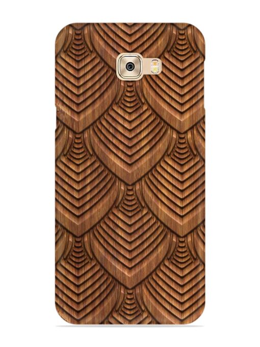 Carved Pattern On Snap Case for Samsung Galaxy C7 Pro Zapvi