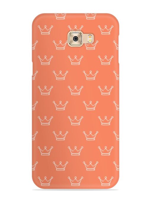 Hand Drawn Crown Snap Case for Samsung Galaxy C7 Pro