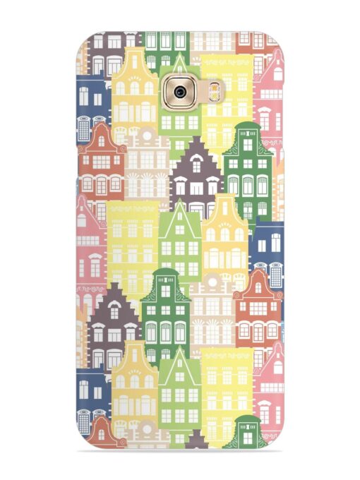 Seamless Shapes Pattern Snap Case for Samsung Galaxy C7 Pro Zapvi