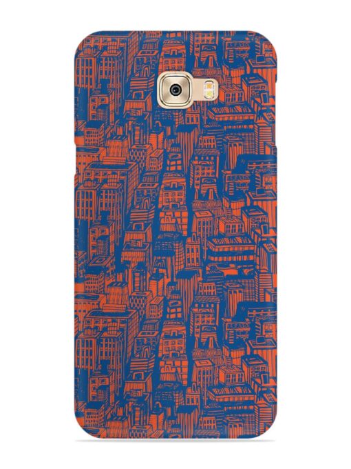 Hand Drawn Seamless Snap Case for Samsung Galaxy C7 Pro