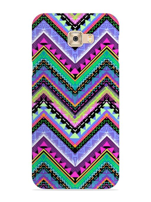 Tribal Aztec Print Snap Case for Samsung Galaxy C7 Pro Zapvi