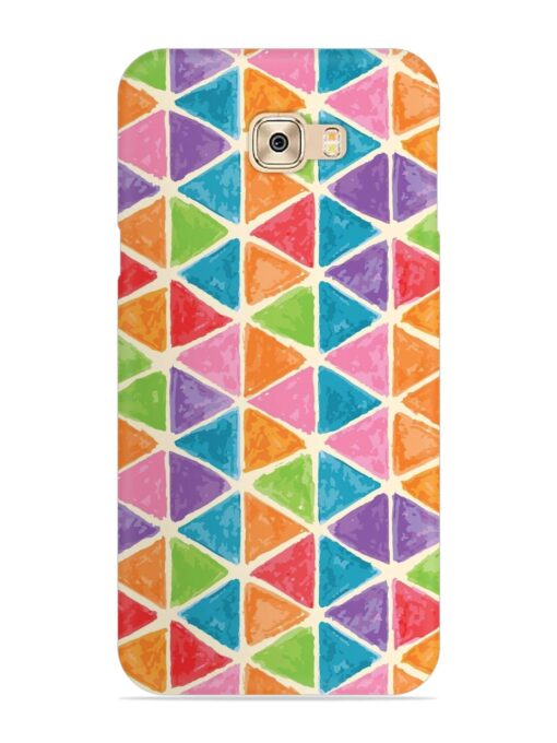 Seamless Colorful Isometric Snap Case for Samsung Galaxy C7 Pro