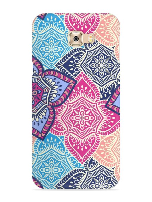 Ethnic Floral Seamless Snap Case for Samsung Galaxy C7 Pro