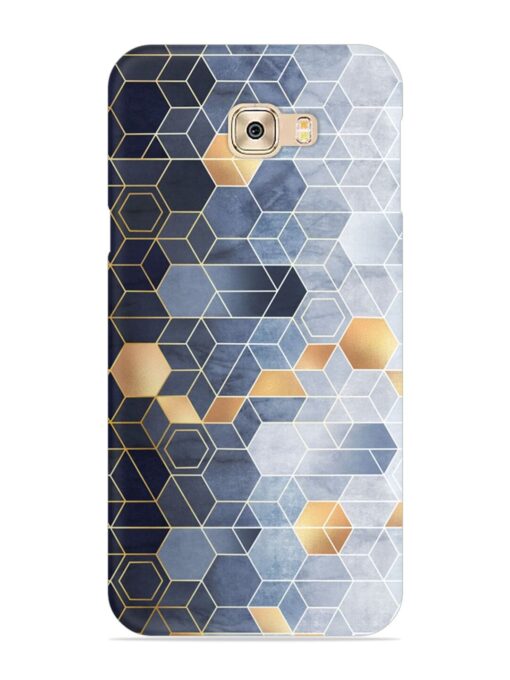 Geometric Abstraction Hexagons Snap Case for Samsung Galaxy C7 Pro Zapvi