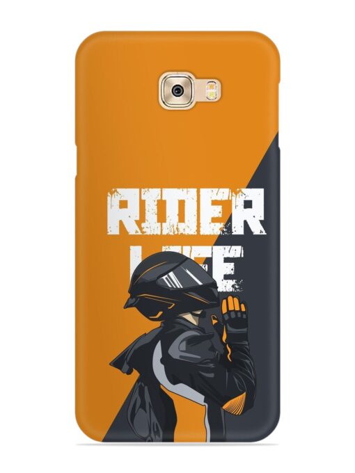 Rider Life Snap Case for Samsung Galaxy C7 Pro Zapvi