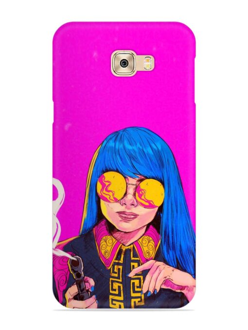 Aesthetic Anime Girl Snap Case for Samsung Galaxy C7 Pro