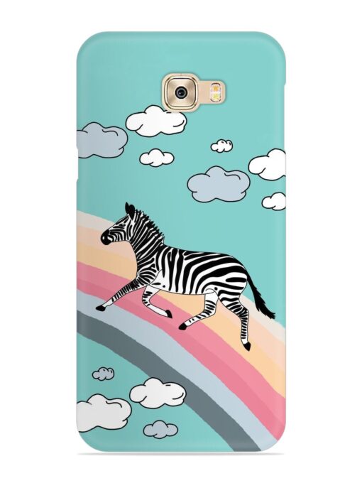 Running Zebra Snap Case for Samsung Galaxy C7 Pro