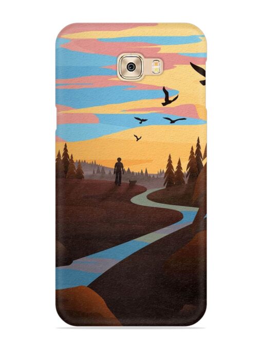 Natural Landscape Art Snap Case for Samsung Galaxy C7 Pro