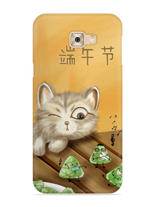 Cat Scorpion Dancing Snap Case for Samsung Galaxy C7 Pro Zapvi