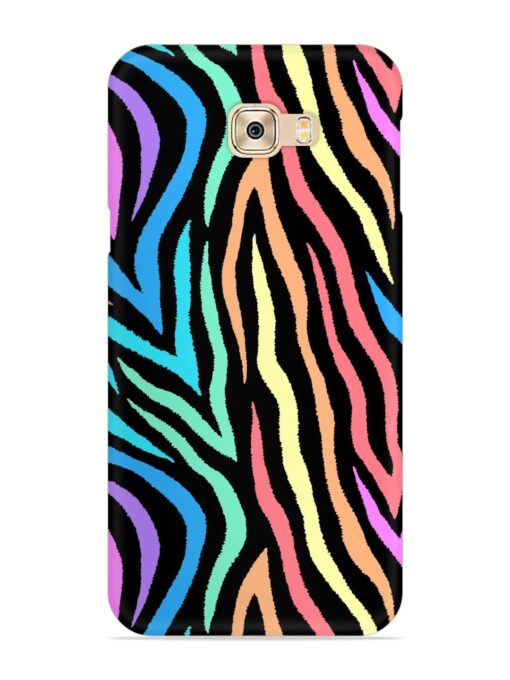 Colorful Abstract Zebra Snap Case for Samsung Galaxy C9 Zapvi