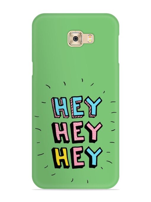 Hey Vector Cartoon Snap Case for Samsung Galaxy C9 Zapvi