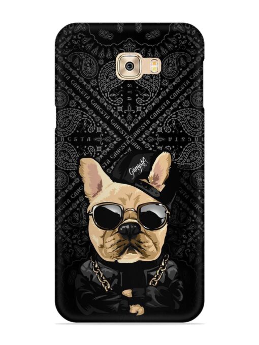 Gangsta Cool Sunglasses Dog Snap Case for Samsung Galaxy C9 Zapvi