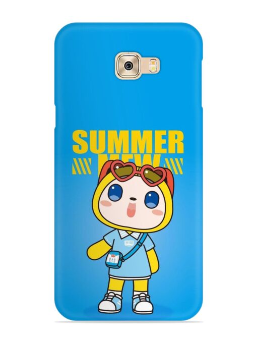 Summer Mew Cartoon Snap Case for Samsung Galaxy C9 Zapvi