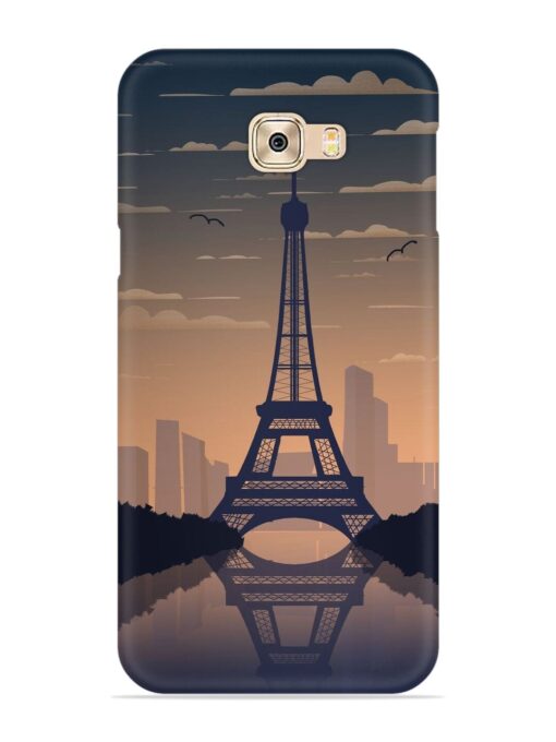 France Paris Eiffel Tower Gradient Snap Case for Samsung Galaxy C9 Pro