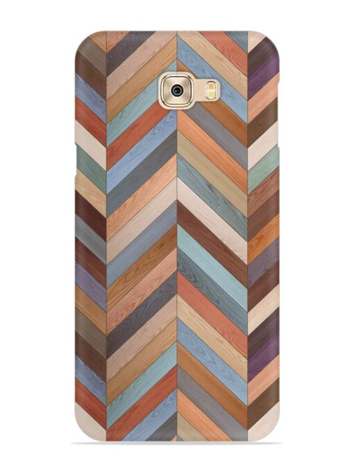 Seamless Wood Parquet Snap Case for Samsung Galaxy C9 Pro Zapvi