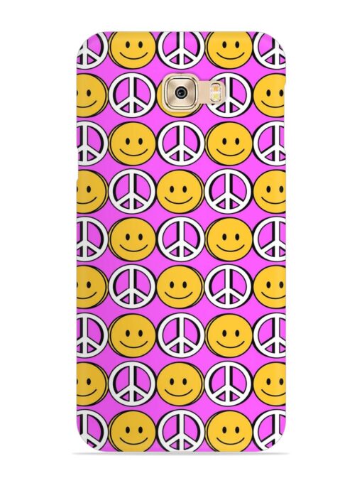 Smiley Face Peace Snap Case for Samsung Galaxy C9 Pro