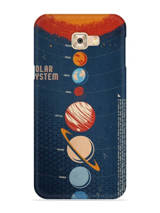 Solar System Vector Snap Case for Samsung Galaxy C9 Pro