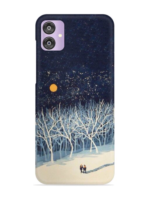 Full Moon Snowshoe Tour Snap Case for Samsung Galaxy F04 Zapvi