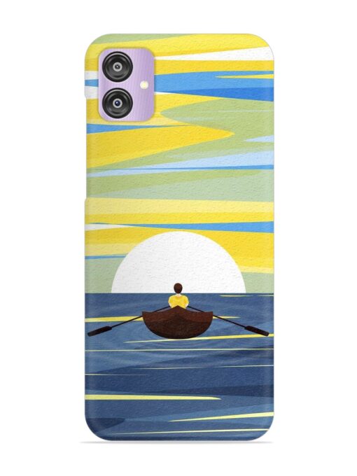 Rowing Person Ferry Paddle Snap Case for Samsung Galaxy F04 Zapvi