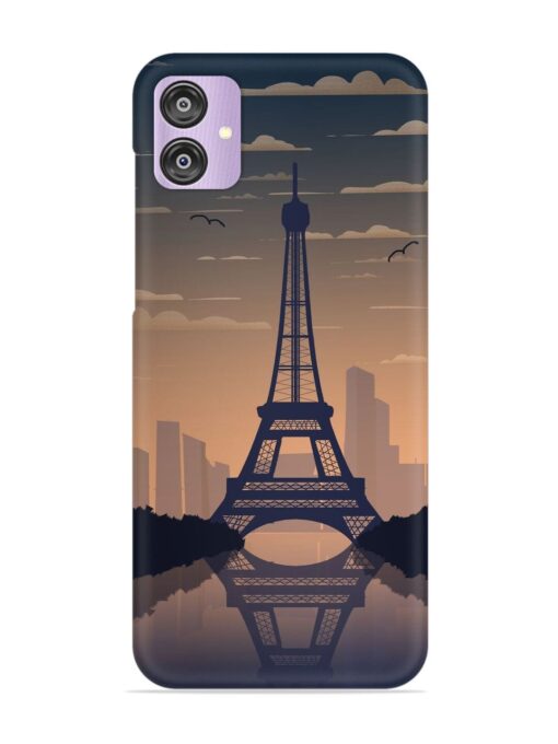 France Paris Eiffel Tower Gradient Snap Case for Samsung Galaxy F04 Zapvi