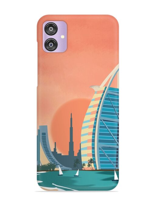 Dubai Architectural Scenery Snap Case for Samsung Galaxy F04 Zapvi