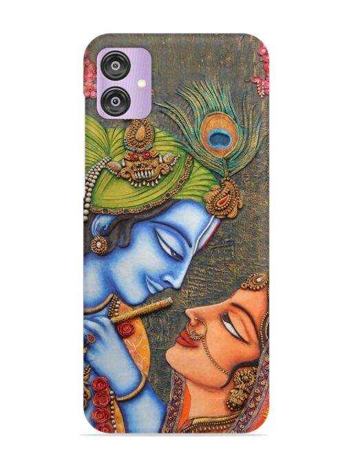 Lord Radha Krishna Flute Art Snap Case for Samsung Galaxy F04