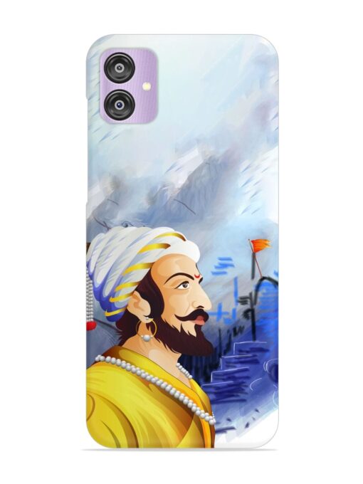 Shivaji Maharaj Color Paint Art Snap Case for Samsung Galaxy F04 Zapvi