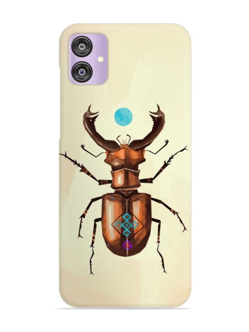 Stag Beetle Vector Snap Case for Samsung Galaxy F04