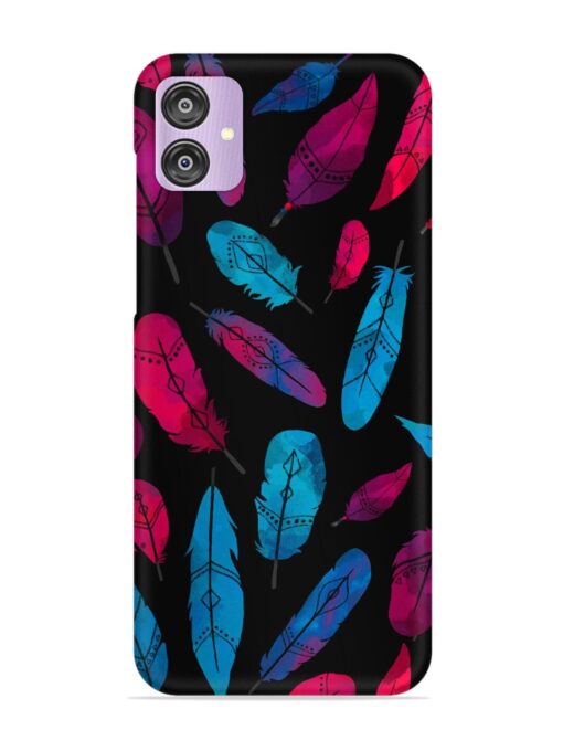 Feather Art Snap Case for Samsung Galaxy F04 Zapvi