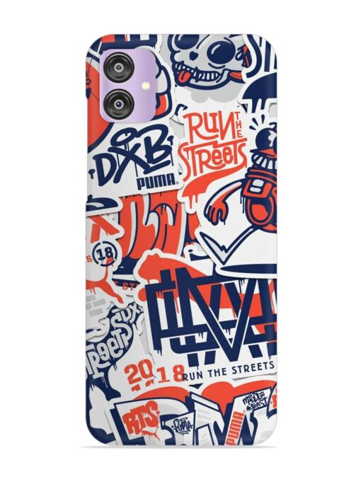 Run The Street Snap Case for Samsung Galaxy F04 Zapvi