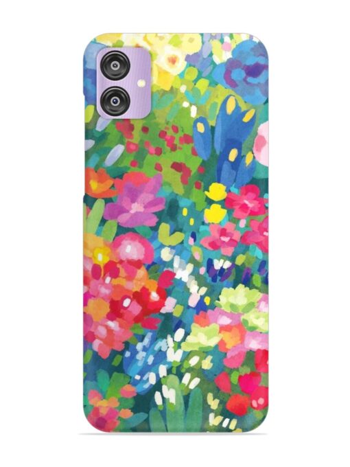 Watercolor Flower Art Snap Case for Samsung Galaxy F04