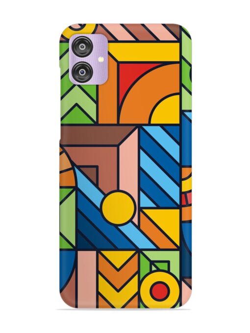 Colorful Geometric Snap Case for Samsung Galaxy F04