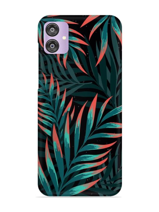 Green Leaf Art Snap Case for Samsung Galaxy F04 Zapvi