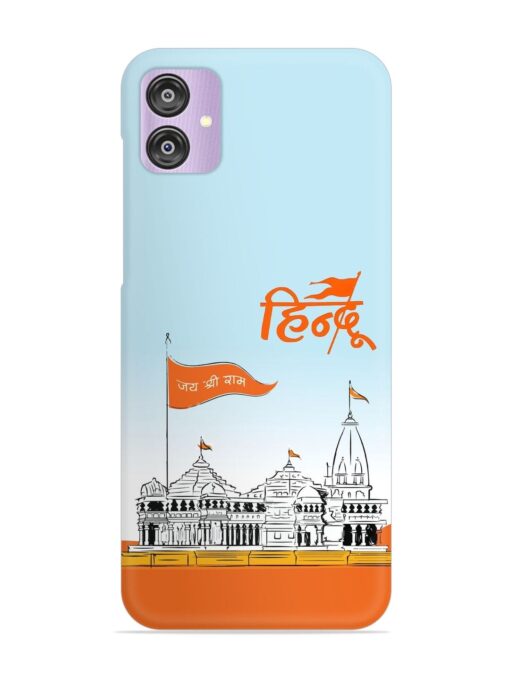 Ram Mandir Hindu Snap Case for Samsung Galaxy F04 Zapvi