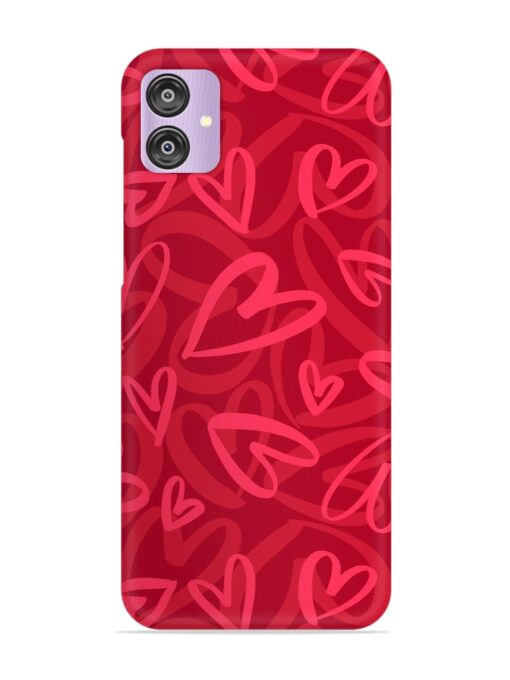 Seamless Romantic Pattern Snap Case for Samsung Galaxy F04