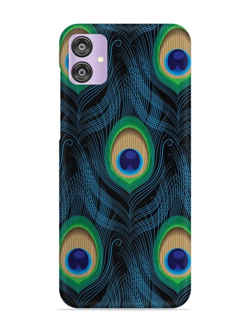 Seamless Pattern Peacock Snap Case for Samsung Galaxy F04 Zapvi