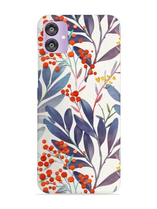 Seamless Floral Pattern Snap Case for Samsung Galaxy F04 Zapvi