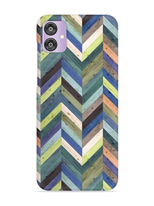 Chevron Random Color Snap Case for Samsung Galaxy F04 Zapvi