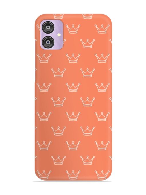 Hand Drawn Crown Snap Case for Samsung Galaxy F04