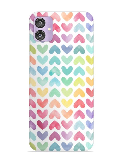 Seamless Colorful Watercolor Snap Case for Samsung Galaxy F04 Zapvi