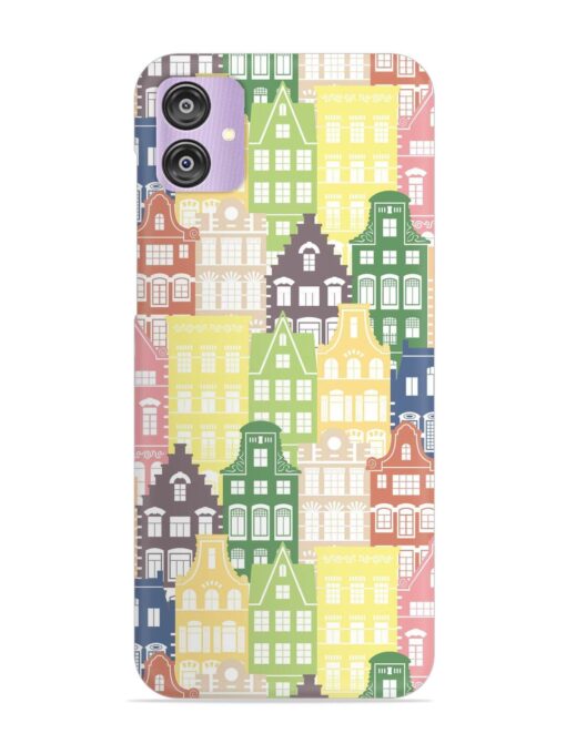 Seamless Shapes Pattern Snap Case for Samsung Galaxy F04 Zapvi